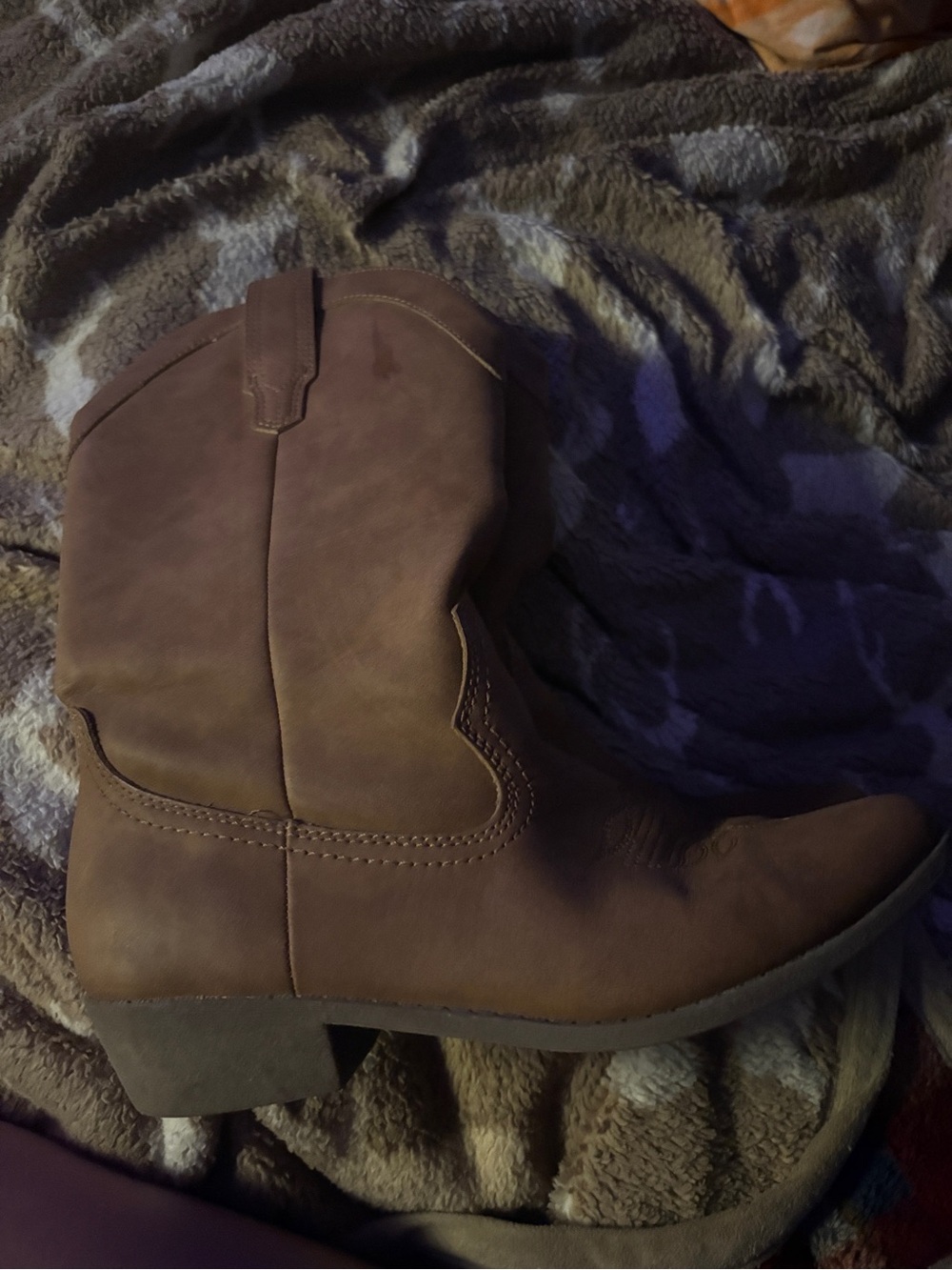 Brown Western Cowboy Boot - Classic Pull-On Style